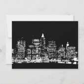 Pop Art New York City Uitnodiging (Voorkant)