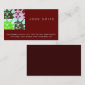 Pop Art New York City Visitekaartje (Voorkant / Achterkant)