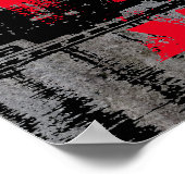 Pop Art New York City Vrijheidsbeeld in Manhattan Poster (Hoek)