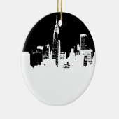 Pop Art New York Keramisch Ornament (Rechts)