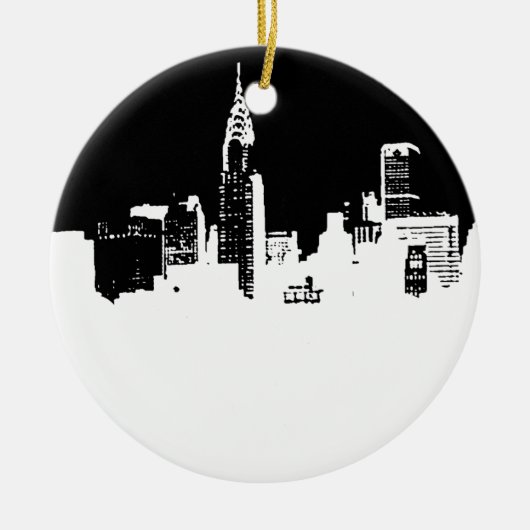 Pop Art New York Keramisch Ornament (Voorkant)