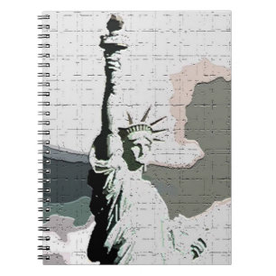 Pop Art New York - Lady Liberty Notitieboek