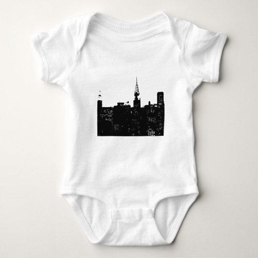 Pop Art New York Silhouet Romper (Voorkant)