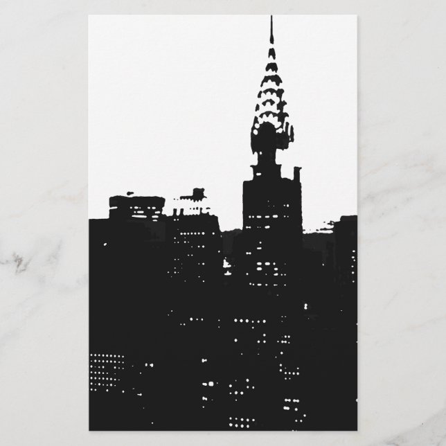 Pop Art New York Silhouette (Voorkant)