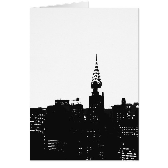 Pop Art New York Silhouette (Voorkant)