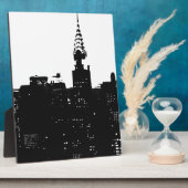 Pop Art New York Silhouette Fotoplaat (Zijkant)