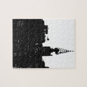 Pop Art New York Silhouette Legpuzzel (Horizontaal)