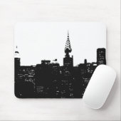 Pop Art New York Silhouette Muismat (Met muis)