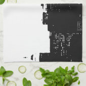 Pop Art New York Silhouette Theedoek (Gevouwen)