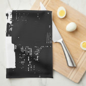 Pop Art New York Silhouette Theedoek (Quarter Fold)