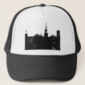 Pop Art New York Silhouette Trucker Pet (Voorkant)