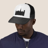 Pop Art New York Silhouette Trucker Pet (In situ)