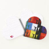 Pop art no.1 by Yeshaya Dank - Notitieboek (Binnen)