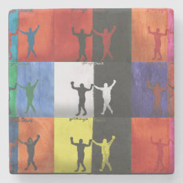 Pop art no.1 by Yeshaya Dank - Stenen Onderzetter