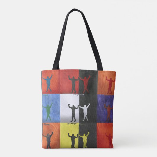 Pop art no.1 by Yeshaya Dank - Tote Bag (Achterkant)