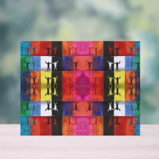 Pop art no.1 by Yeshaya Dank - unity & harmony Acryl Bord (Neutraal)