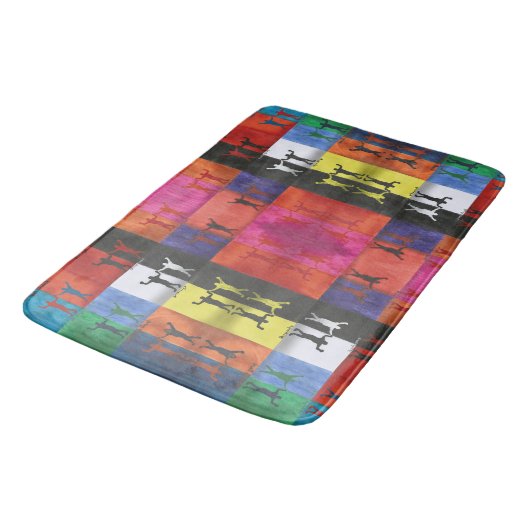 Pop art no.1 by Yeshaya Dank - unity & harmony Badmat (Gekanteld)