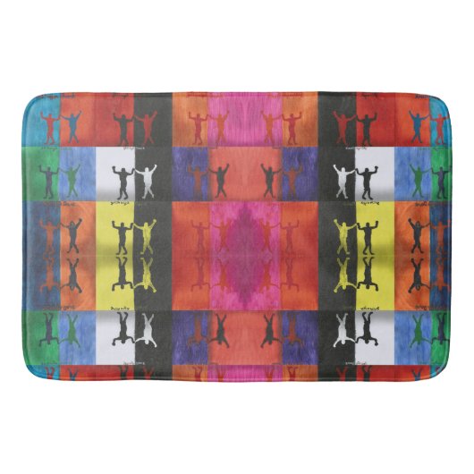 Pop art no.1 by Yeshaya Dank - unity & harmony Badmat (Voorkant)