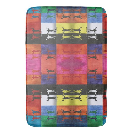 Pop art no.1 by Yeshaya Dank - unity & harmony Badmat (Voorkant Verticaal)