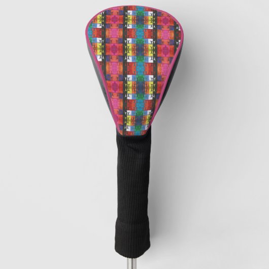Pop art no.1 by Yeshaya Dank - unity & harmony Golfheadcover (Voorkant)