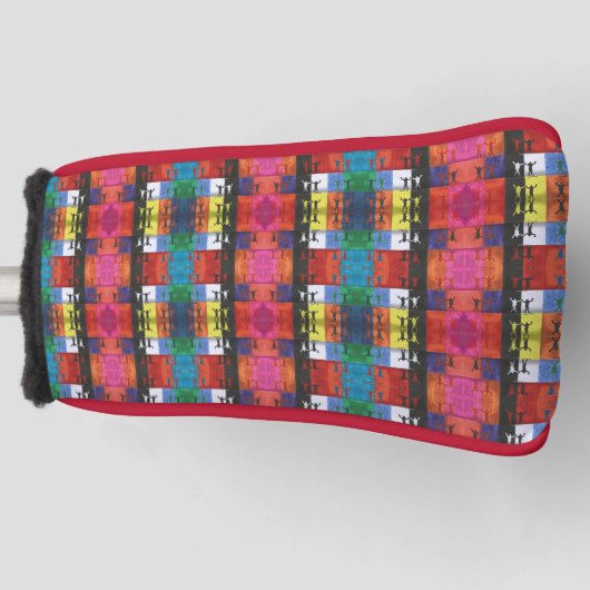 Pop art no.1 by Yeshaya Dank - unity & harmony Golfheadcover (Voorkant)