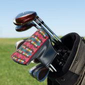 Pop art no.1 by Yeshaya Dank - unity & harmony Golfheadcover (Insitu)