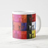 Pop art no.1 by Yeshaya Dank - unity & harmony Grote Koffiekop (Voorkant rechts)