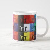 Pop art no.1 by Yeshaya Dank - unity & harmony Grote Koffiekop (Rechts)