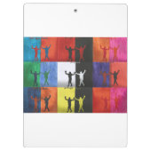 Pop art no.1 by Yeshaya Dank - unity & harmony Klembord (Achterkant)