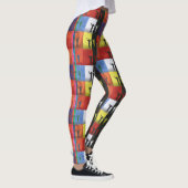 Pop art no.1 by Yeshaya Dank - unity & harmony Leggings (Rechts)