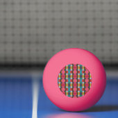 Pop art no.1 by Yeshaya Dank - unity & harmony Pingpongbal (Net)