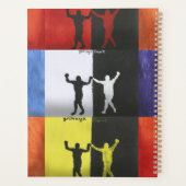 Pop art no.1 by Yeshaya Dank - unity & harmony Planner (Achterkant)