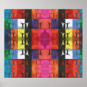 Pop art no.1 by Yeshaya Dank - unity & harmony Poster (Voorkant)