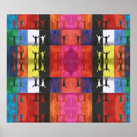 Pop art no.1 by Yeshaya Dank - unity & harmony Poster (Voorkant)