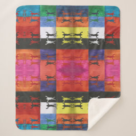 Pop art no.1 by Yeshaya Dank - unity & harmony Sherpa Deken