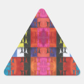 Pop art no.1 by Yeshaya Dank - unity & harmony Sticker (Voorkant)