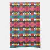 Pop art no.1 by Yeshaya Dank - unity & harmony Theedoek (Verticaal)