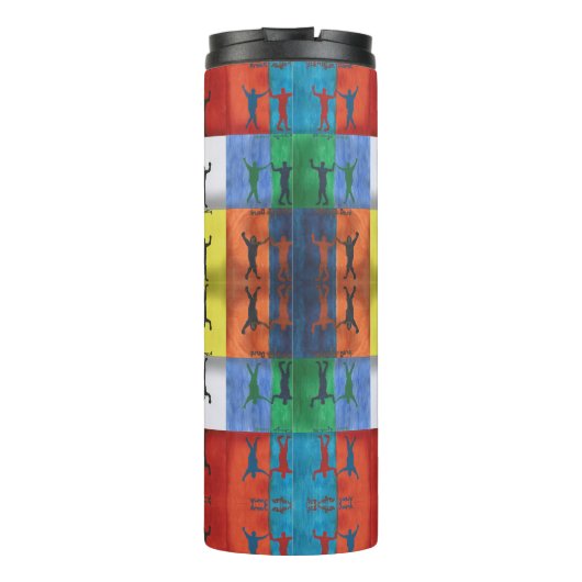 Pop art no.1 by Yeshaya Dank - unity & harmony Thermosbeker (Achterkant)