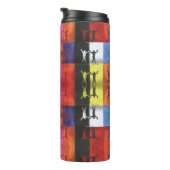 Pop art no.1 by Yeshaya Dank - unity & harmony Thermosbeker (Geroteerd rechts)