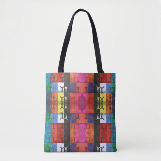 Pop art no.1 by Yeshaya Dank - unity & harmony Tote Bag (Voorkant)