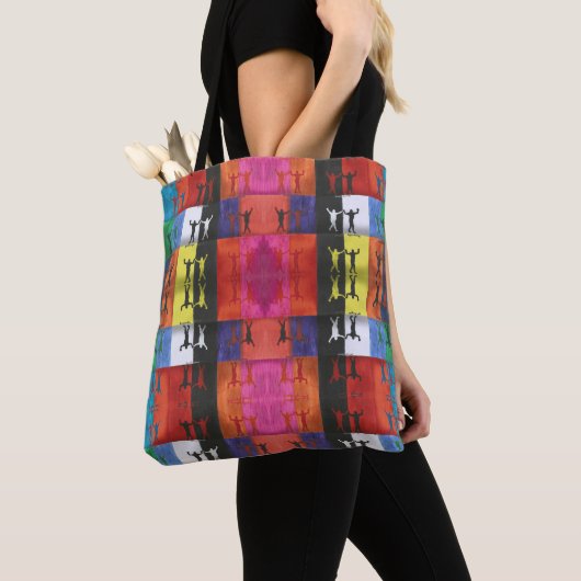 Pop art no.1 by Yeshaya Dank - unity & harmony Tote Bag (Dichtbij)