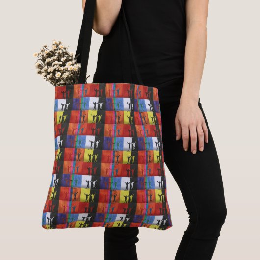 Pop art no.1 by Yeshaya Dank - unity & harmony Tote Bag (Dichtbij)