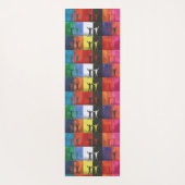 Pop art no.1 by Yeshaya Dank - unity & harmony Yogamat (Achterkant)