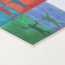 Pop art no.1 by Yeshaya Dank - unity & harmony Yogamat