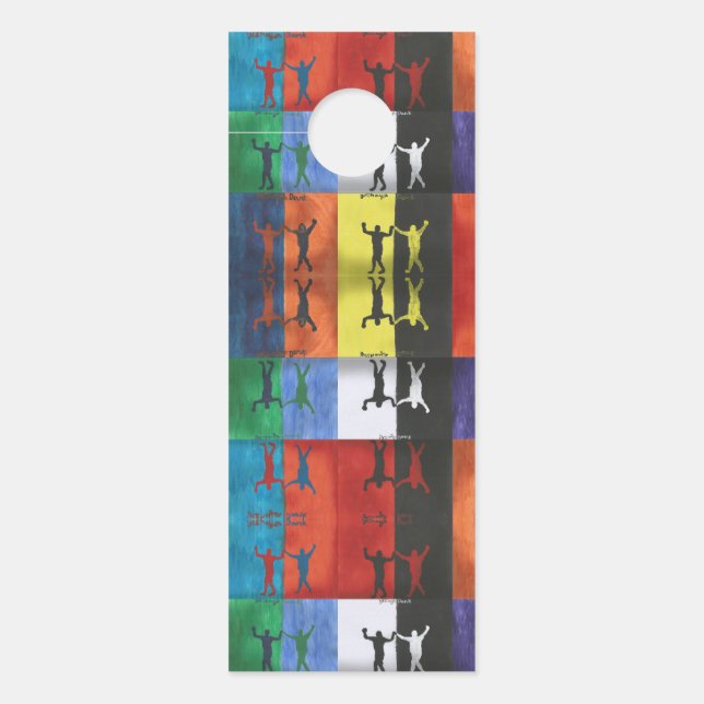 Pop art no.1 van Yeshaya Dank - Unity & Harmony Deurhanger (Voorkant)