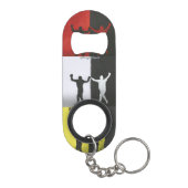 Pop art no.1 van Yeshaya Dank - Unity & Harmony Mini Flessenopener (Achterkant)