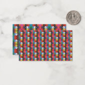 Pop art no.1 van Yeshaya Dank - Unity & Harmony Notitiekaartje (Voorkant / Achterkant in situ)