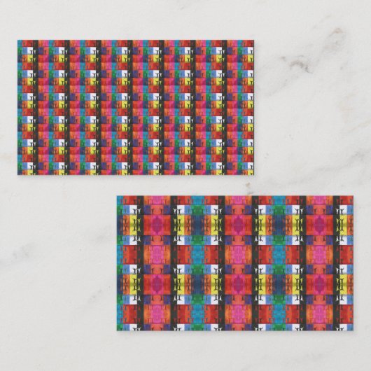 Pop art no.1 van Yeshaya Dank - Unity & Harmony Notitiekaartje (Voorkant / Achterkant)