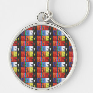 Pop art no.1 van Yeshaya Dank - Unity & Harmony Sleutelhanger