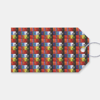 Pop art nr.1 van Yeshaya Dank - eenheid & harmonie Cadeaulabel